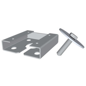 Wood 140 - Connecteur poteau de minimum 140 mm + boulon M16 de fixation